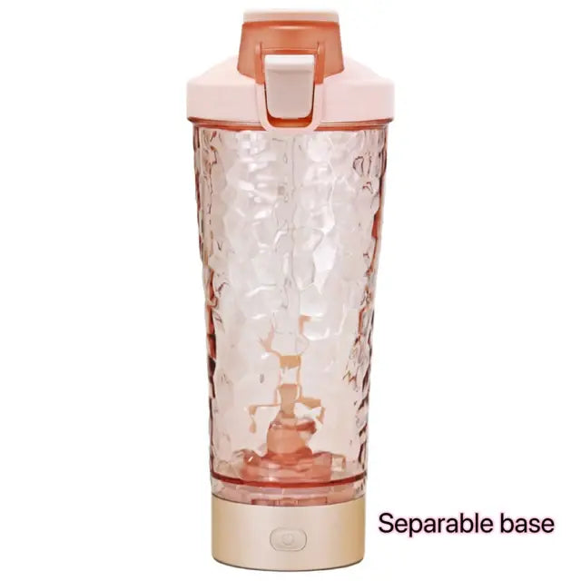 Electric Portable Whey Protein Shaker Bottle – USB Rechargeable Vortex Blender for Smooth Shakes, Pre-Workout, and Gym Supplements
