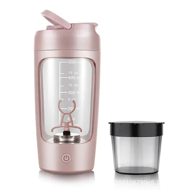 Electric Portable Whey Protein Shaker Bottle – USB Rechargeable Vortex Blender for Smooth Shakes, Pre-Workout, and Gym Supplements