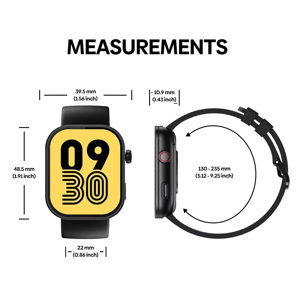 New Btalk plus Voice Calling Smartwatch 2.03'' HD Color Display Health and Fitness Tracking Smart Watch for Men Women