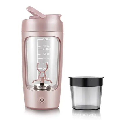 Electric Portable Whey Protein Shaker Bottle – USB Rechargeable Vortex Blender for Smooth Shakes, Pre-Workout, and Gym Supplements